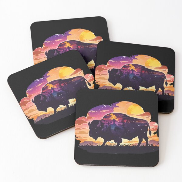 Item preview, Buffalo silhouette designed and sold by Getup-clothing.
