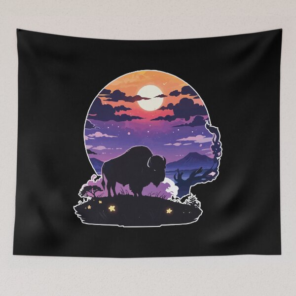 Item preview, Buffalo silhouette designed and sold by Getup-clothing.