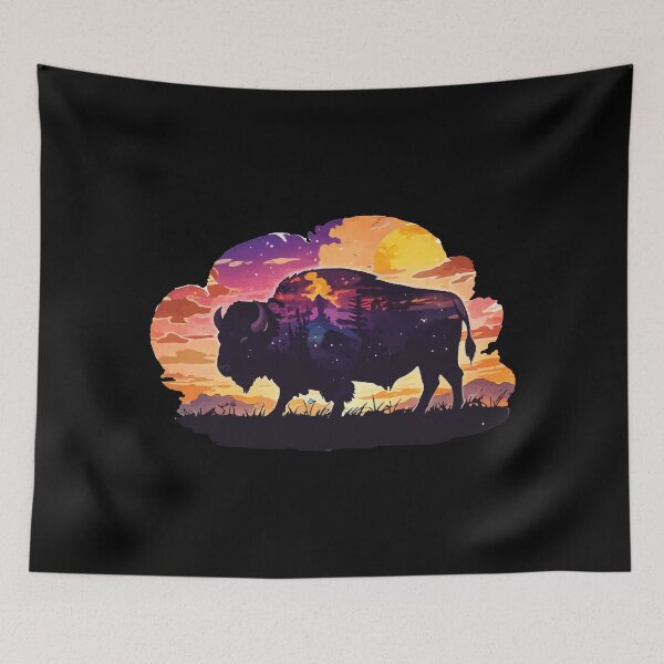 Item preview, Buffalo silhouette designed and sold by Getup-clothing.