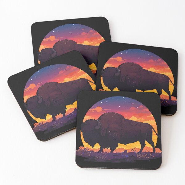 Item preview, Buffalo silhouette designed and sold by Getup-clothing.