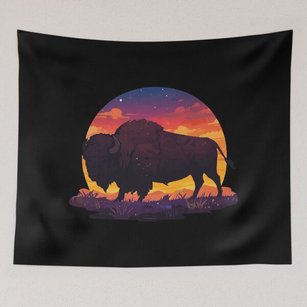 Item preview, Buffalo silhouette designed and sold by Getup-clothing.