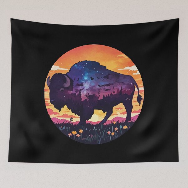 Item preview, Buffalo silhouette designed and sold by Getup-clothing.
