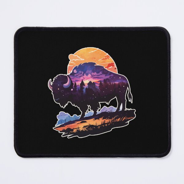 Item preview, Buffalo silhouette designed and sold by Getup-clothing.