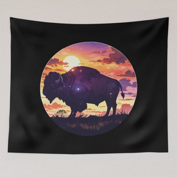 Item preview, Buffalo silhouette designed and sold by Getup-clothing.