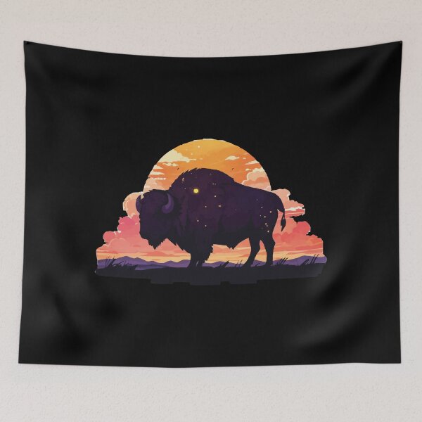 Item preview, Buffalo silhouette designed and sold by Getup-clothing.