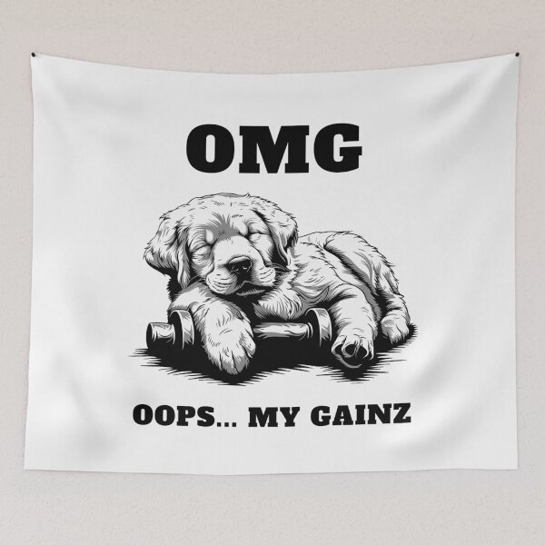 Item preview, Golden Retriever: OOPS, My Gainz! designed and sold by StoReprint1.
