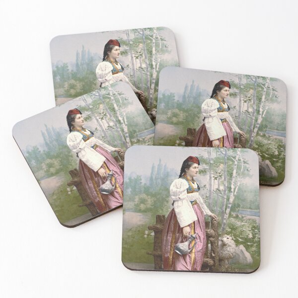 Item preview, Girl from Sarajevo designed and sold by 19th Century in Color.