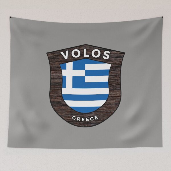 Item preview, Volos Greece Emblem Flag designed and sold by World Designs.