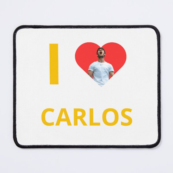 Item preview, I LOVE CARLOS ALCARAZ designed and sold by MegaTrendShop.