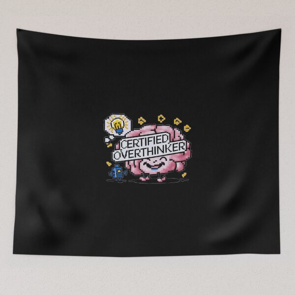 Item preview, Certified Overthinker Funny Gift For Thinkers And Daydreamers designed and sold by CosmicFreedom9.