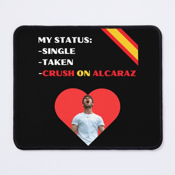 Item preview, Love status Carlos Alcaraz designed and sold by MegaTrendShop.