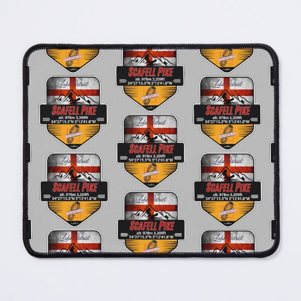 Item preview, Scafell Pike Hiking I've Done It! England Sticker T-Shirt 01 designed and sold by OuterShellUK.