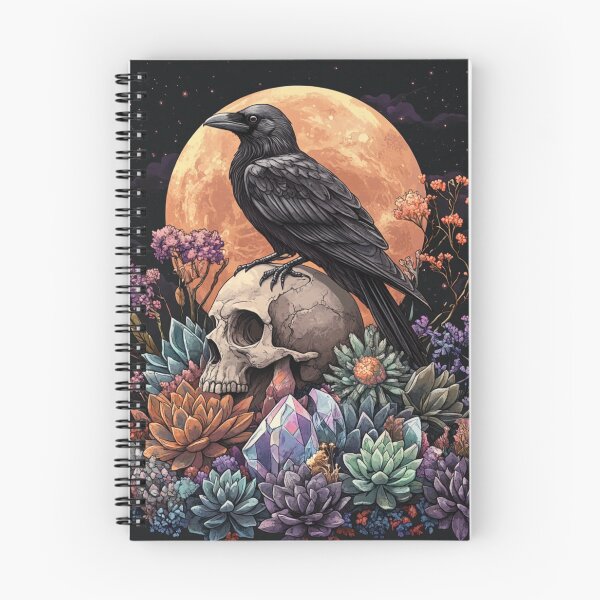 Item preview, Raven Moon Essential - Wildflowers And Gems designed and sold by GrinGalore.