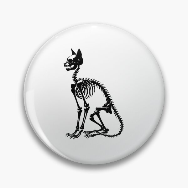 Item preview, Skeleton cat art designed and sold by Brexmore3.