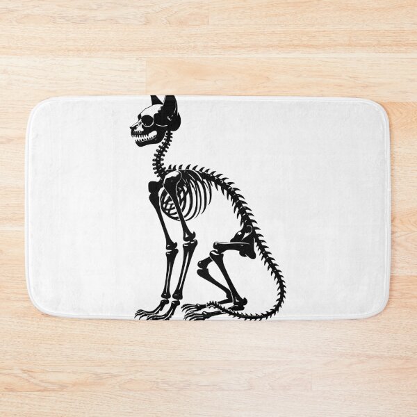 Item preview, Skeleton cat art designed and sold by Brexmore3.