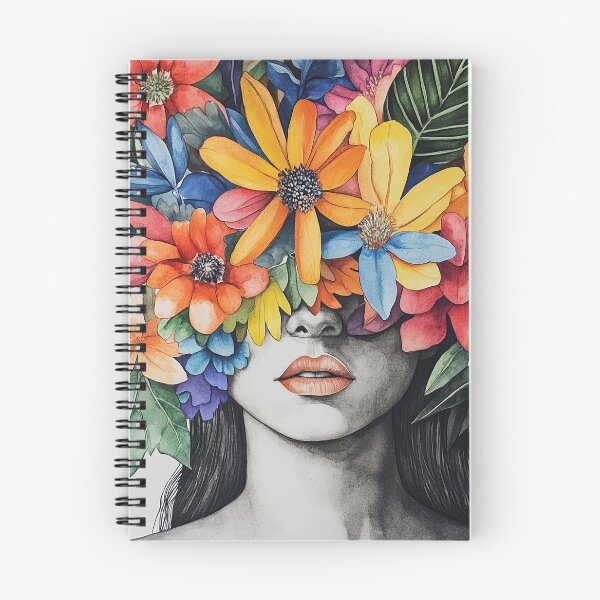 Item preview, Flowers on Young Woman 2 designed and sold by Ford House Gallery.