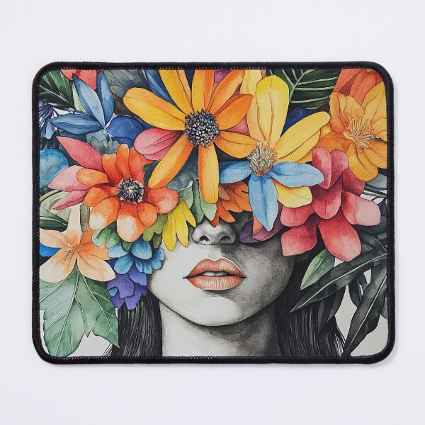 Item preview, Flowers on Young Woman 2 designed and sold by Ford House Gallery.