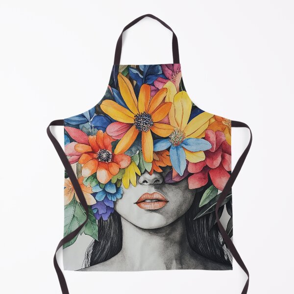 Item preview, Flowers on Young Woman 2 designed and sold by Ford House Gallery.