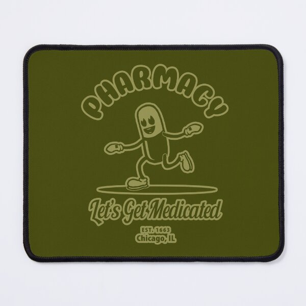 Item preview, Pharmacy Cartoon Let's Get Medicated designed and sold by RxBlockhead.