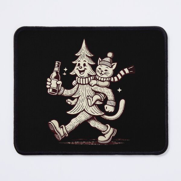 Item preview, Retro Christmas Tree Mascot Fun designed and sold by LuminOrb.