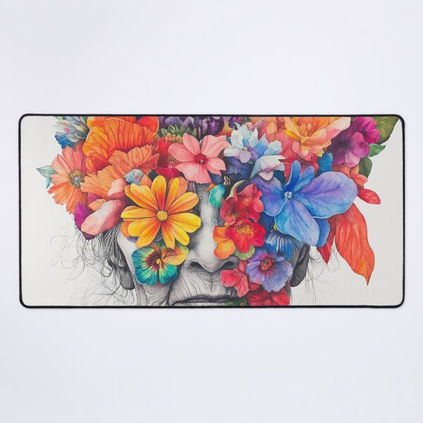 Item preview, Flowers on Old Woman designed and sold by Ford House Gallery.