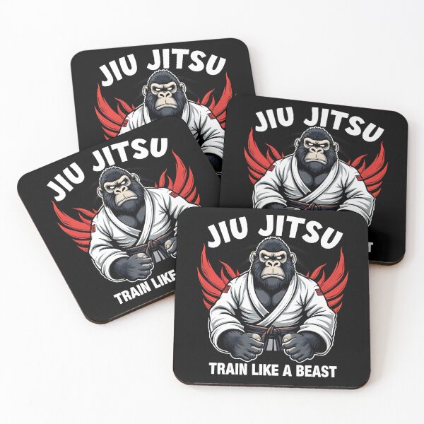 Item preview, Jiu Jitsu Gorilla Train Like A Beast | Funny BJJ Jiu Jitsu designed and sold by Shirt-Face.