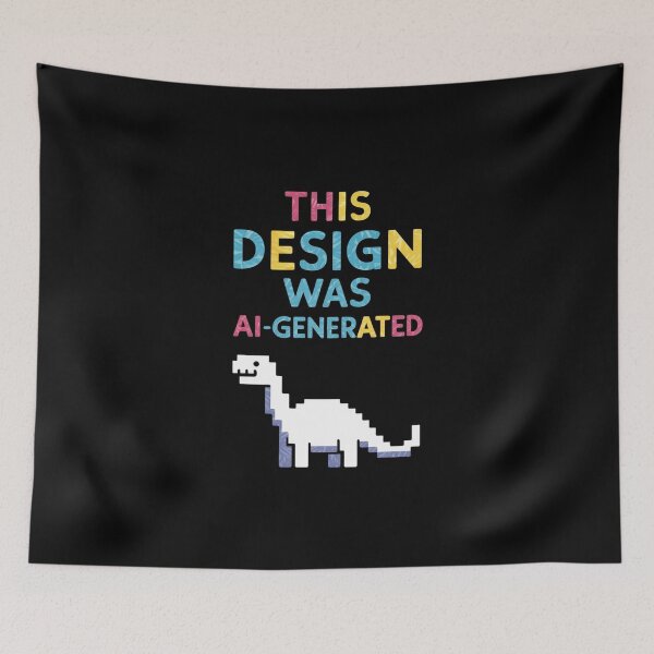 Item preview, This Design Was AI Generated Funny Gift For Tech Enthusiasts designed and sold by CosmicFreedom9.