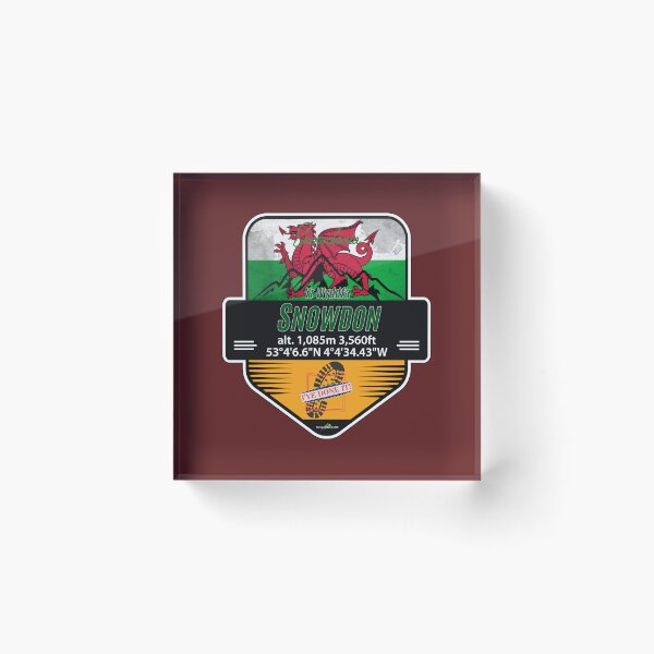 Item preview, Snowdon Yr Wyddfa Hiking I've Done It! Wales Sticker T-Shirt 01 designed and sold by OuterShellUK.