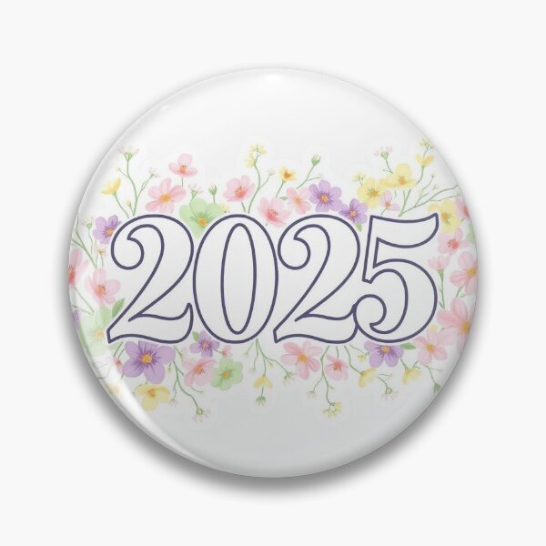 Item preview, "2025" STICKER PASTEL COLORD BACKGROUND designed and sold by RehabMohamad.