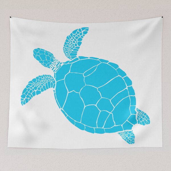 Item preview, Sea Turtle in Blue designed and sold by RedFishyTee.