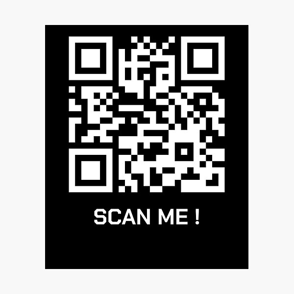 Item preview, QR Scan Me designed and sold by BloomMarch.