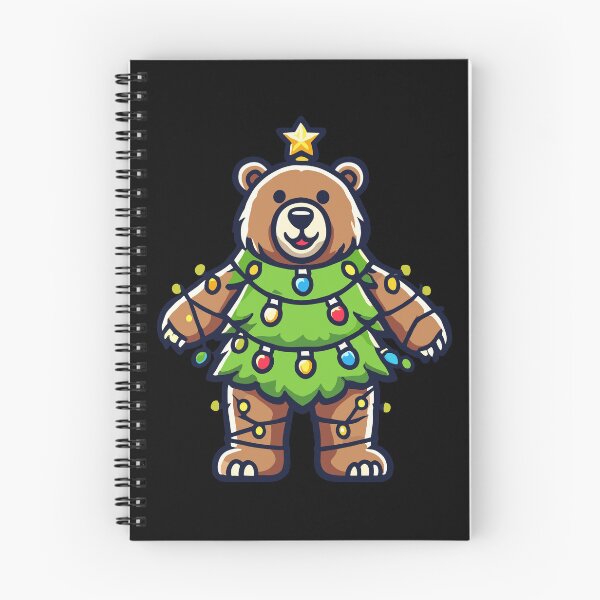 Item preview, Festive Bear Tree for Holiday Cheer designed and sold by LuminOrb.