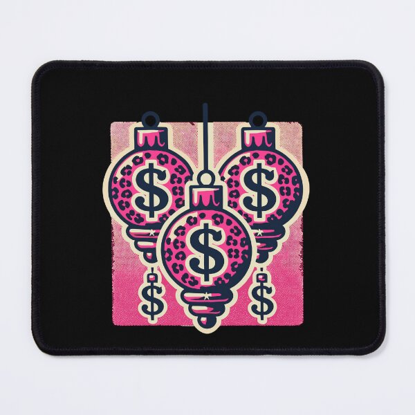 Item preview, Leopard Print Dollar Sign Ornaments designed and sold by LuminOrb.
