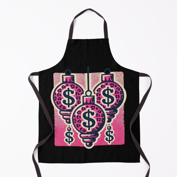 Item preview, Leopard Print Dollar Sign Ornaments designed and sold by LuminOrb.