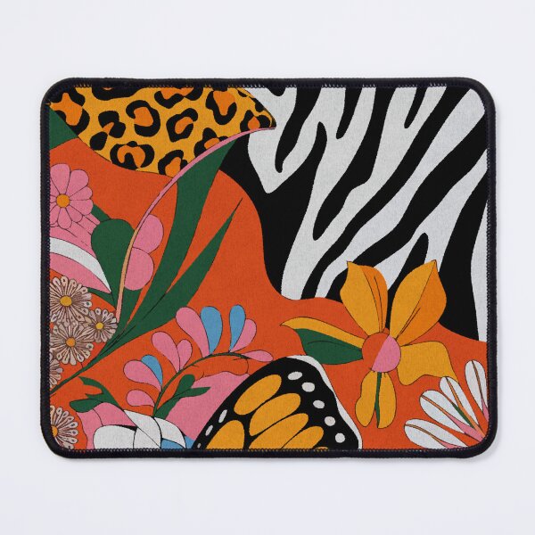 Item preview, A Vibrant Floral and Animal Print designed and sold by 89BLACK.
