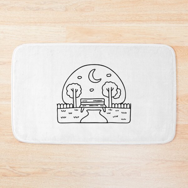 Item preview, An evening stroll through a quiet park with crescent designed and sold by rasagamastore.