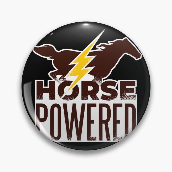 Item preview, Running Horse with Lightning Bolt - Horse Powered designed and sold by TurtleDojo.