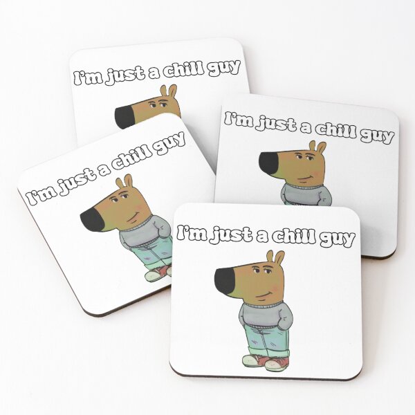 Item preview, I'm just a chill guy designed and sold by pinkysunflower.