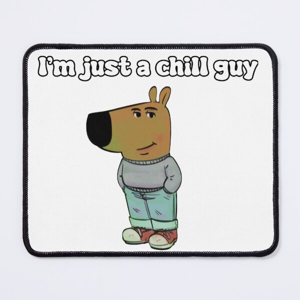 Item preview, I'm just a chill guy designed and sold by pinkysunflower.