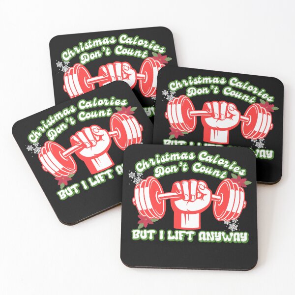 Item preview, Christmas Calories Don't Count Gym  designed and sold by DigiSudu.