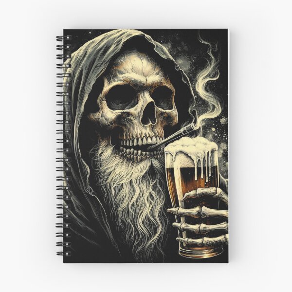 Item preview, Bearded Skull Drink Beer designed and sold by Topmaxdesign.