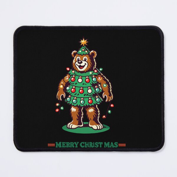 Item preview, Merry Christmas Bear Tree Lights Festive Fun designed and sold by LuminOrb.