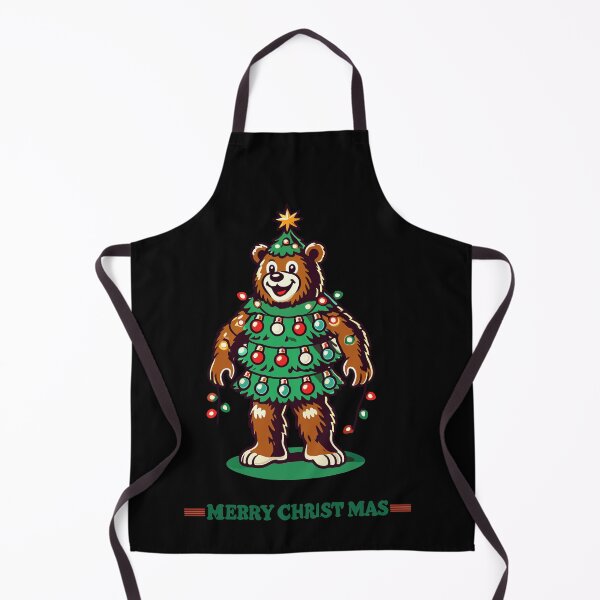 Item preview, Merry Christmas Bear Tree Lights Festive Fun designed and sold by LuminOrb.