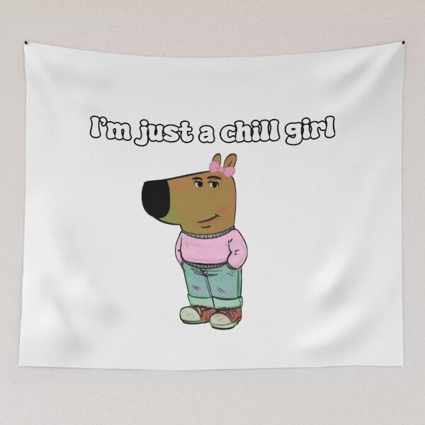 Item preview, I'm just a chill girl  designed and sold by pinkysunflower.