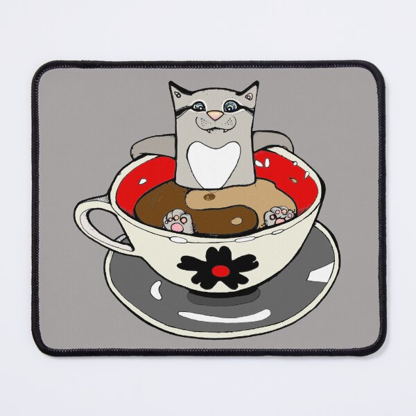 Item preview, Coffeelover Cat  designed and sold by Kiekeboekat.