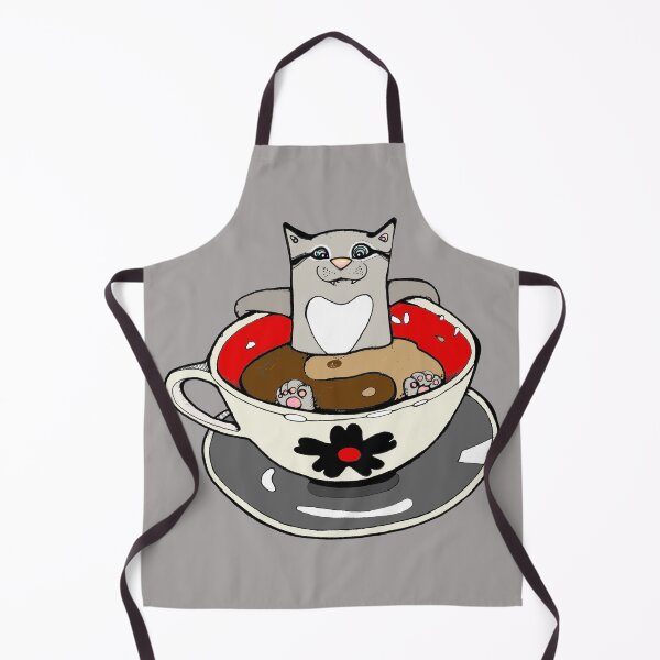 Item preview, Coffeelover Cat designed and sold by Kiekeboekat.
