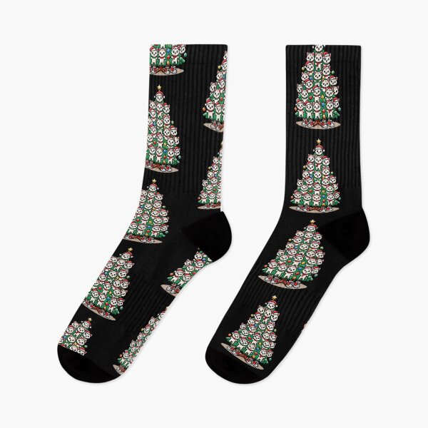 Item preview, Christmas Tree With Cats designed and sold by LuminOrb.