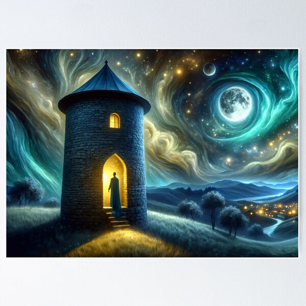 Item preview, Contemplation in the Tower designed and sold by M-Y-A-R-T-.