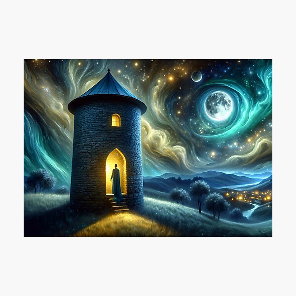 Item preview, Contemplation in the Tower designed and sold by m-y-A-I-A-R-T-.