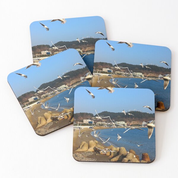 Item preview, Seagulls on the beach designed and sold by Evasionrebelle.